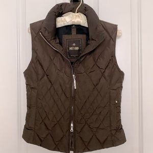 POSTCARD Women’s Vintage Vest, Brown, Size 4 USA